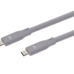 Monoprice USB4 Gen 2 Silicone Cable 6ft Gray