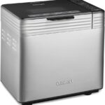 Cuisinart Bread Maker Machine, Stainless Steel Convection Bread Machine with 16 Menu Options, 3 Loaf Sizes Up to 2 Lb., 3 Crust Colors, Includes Measuring Cup, Spoon & Kneading Hook, CBK-210