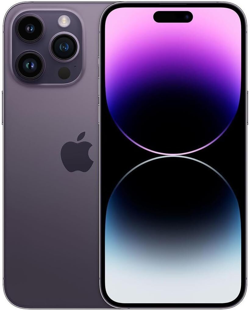 Apple iPhone 14 Pro, 1TB, Deep Purple for Cricket Wireless (Renewed)