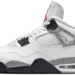 Nike Mens Air Jordan 4 Retro Running, SUMMIT WHITE/FIRE RED-CEMENT GREY-BLACK, 8 UK (9 US)