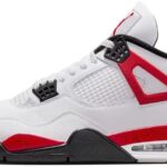 Retro Air Jordan 4 - White, Fire Red, Black, Neutral Grey by Nike