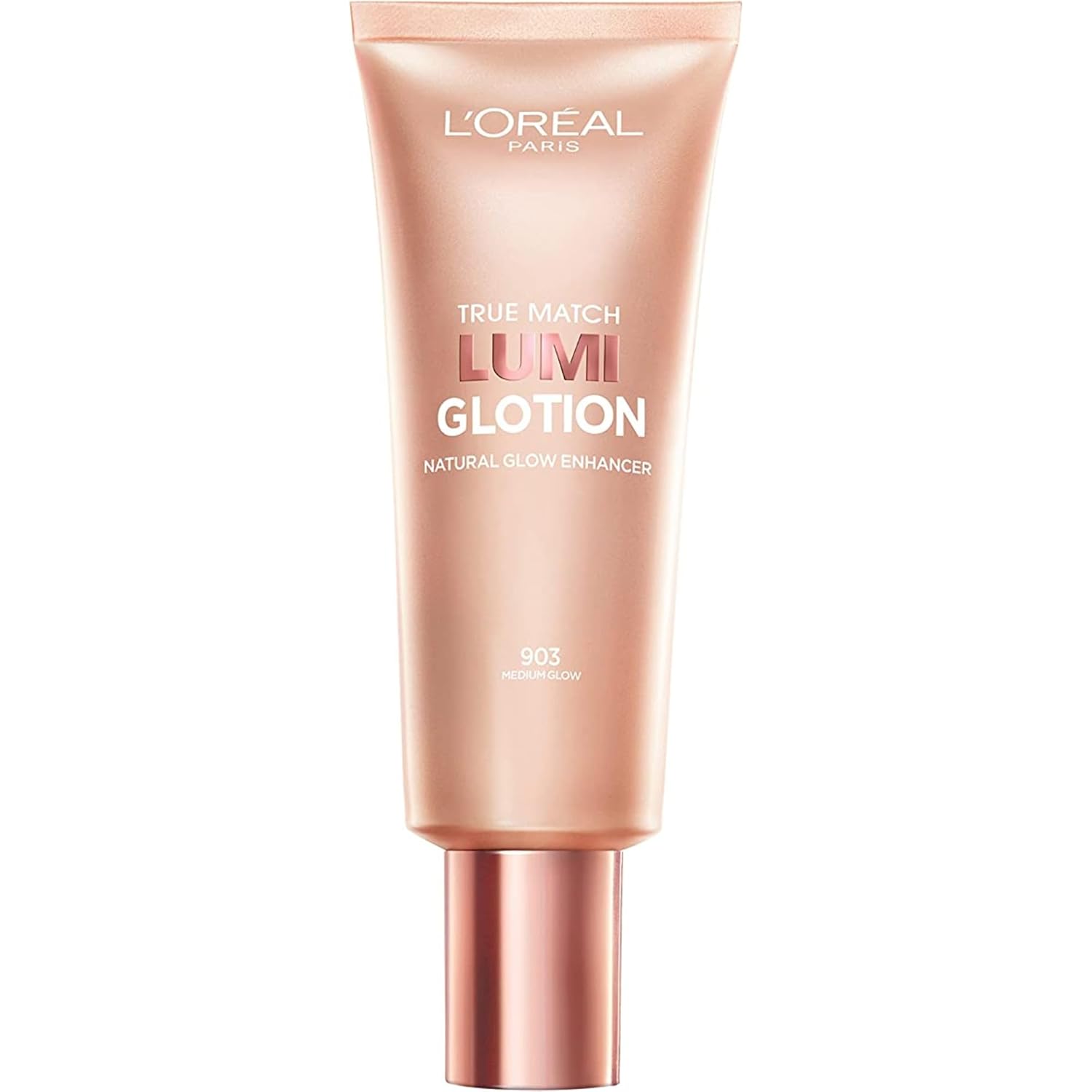 L'Oreal Paris Makeup True Match Lumi Glotion, Natural Glow Enhancer, Illuminator Highlighter, Bronzing Drops For a Sun-Kissed Glow, 903 Medium