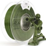 AMOLEN 3D Printer Filament PLA, True High Speed 600mm/s 1.75mm PLA Filament Army Dark Green (Olive) PLA, 1KG/2.2lb, Dimensional Accuracy +/- 0.02 mm, Smooth & Non-Tangle, Fits for Most FDM 3D Printer