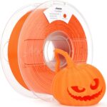 AMOLEN 3D Printer Filament PLA, True High Speed 600mm/s 1.75mm PLA Filament Pumpkin Orange PLA, 1KG/2.2lb, Dimensional Accuracy +/- 0.02 mm, Smooth & Non-Tangle, Fits for Most FDM 3D Printer