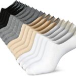 wernies No Show Socks Women Low Socks Non Slip Flat Boat Line 4/8 Pairs