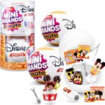 Mini Brands Create Disney Snacks Series 1 Capsule by ZURU, Licensed Mini Collectibles, Mystery Blind Packaging, DIY, Crafts, Resin Play, Novelty, Replica Food, NOT Edible, 8+ (2 Capsules)