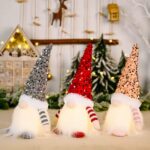 Christmas Glowing Gnome Faceless Doll With Night Light Decorations Navidad Christmas Tree Decorations 2026 New Year Home Gift